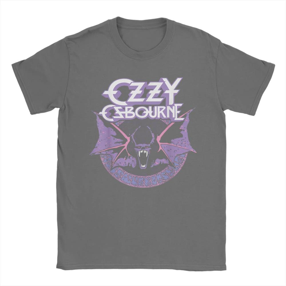 Unique Heavy Metal Rock Ozzy Osbourne Pastel Bat Summer T-Shirts Men's O Neck Cotton Women T Shirts Short Sleeve Tees Clothes