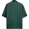 Zara Jacquard Knit Polo Short Sleeve Shirt Men shirts Green 4805306-500