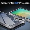 Skyddsskal - BOOLING - för Samsung Galaxy A07 - Transparent Silikon - Förstärkta Hörn - 2 Härdat Glas