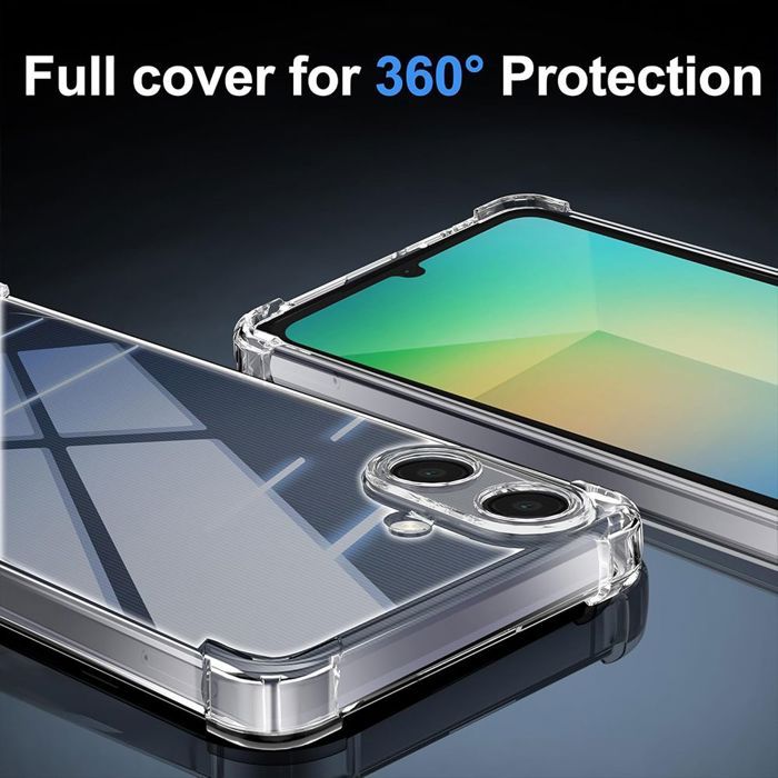 Coque de Protection - BOOLING - pour Samsung Galaxy A07 - Silicone Transparent - Coins Renforcés - 2 Verres Trempés