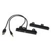 CGP YE-TO140 Wide Panel Spacer, 0.1 Inch (3.5 Mm) Antenna, AUX + USB Panel for Toyota Cars