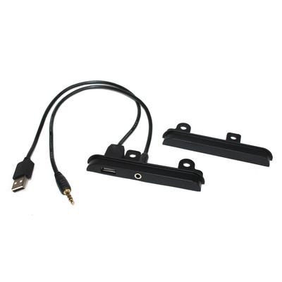 CGP YE-TO140 Écarteur à Panneau Large, 0,1 pouce (3,5 mm) Panneau Antenne, AUX + USB pour Voitures Toyota