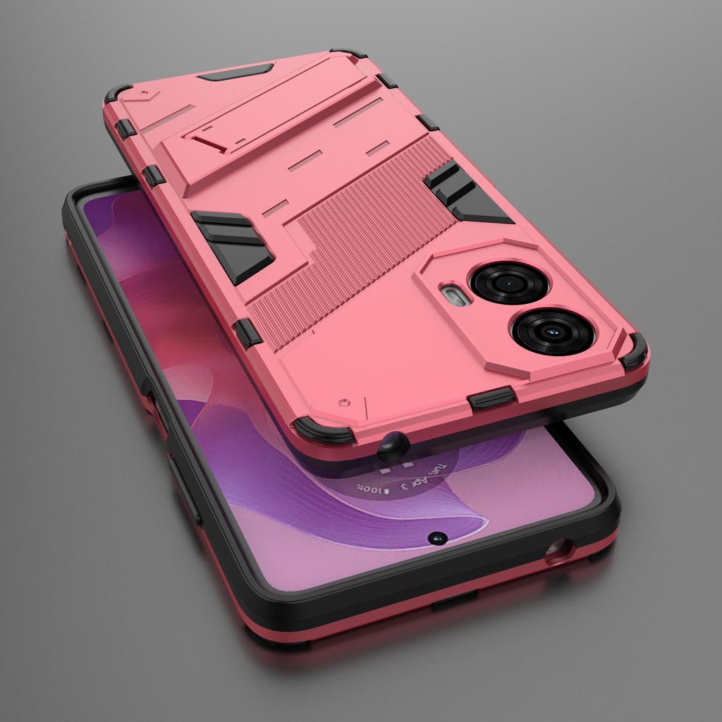 For Motorola Moto G24 4G Case PC+TPU Shockproof Phone Cover with Kickstand