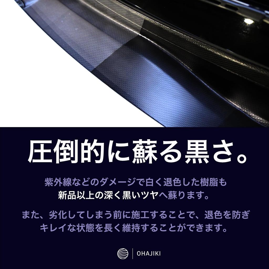 OHAJIKI Unpainted Resin , Black Resin Revitalizer, Glass , Resin Agent, 1.0 Fl