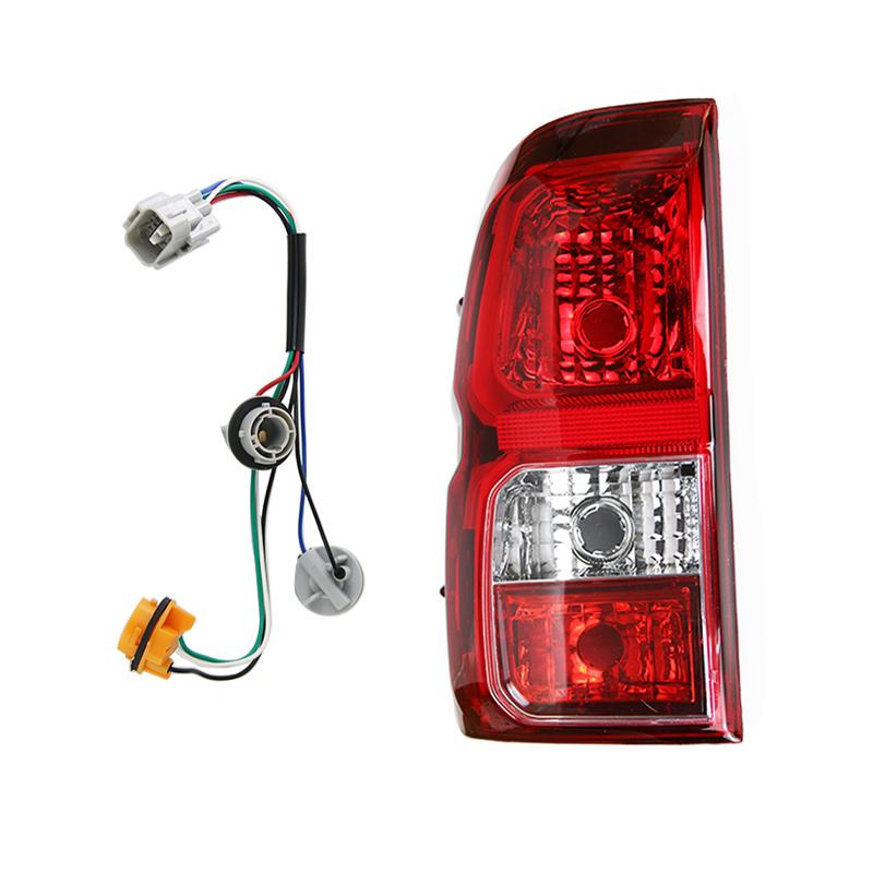 1Pc Tail Light Assembly With Wires For Toyota Hilux Revo Pickup Truck 2015-2018 Rear Taillight Warning Light Reversing Light