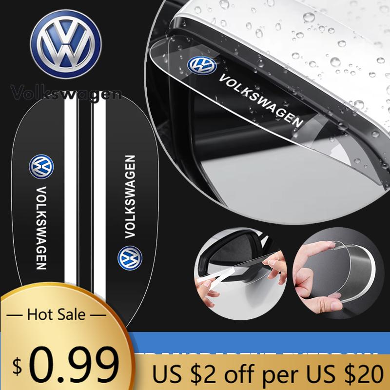 Für VOLKSWAGEN VW Auto Rückspiegel Regenaugenbraue Regenschutz Abdeckung Auto Rückspiegel Sonnenblende Für Volkswagen VW Polo Tig