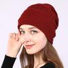 Beanie Hat Solid Color Adjustable Autumn Winter Plush Lining Windproof Hat Scarf for Outdoor