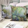 Throw Pillow Cover Home Decor Sofa Decorative   Garden Flower Farmhouse Cushion