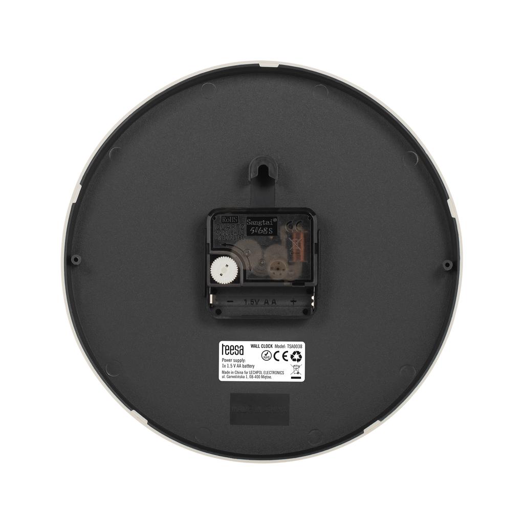 Nástěnné hodiny 20 cm Teesa moderní tiché