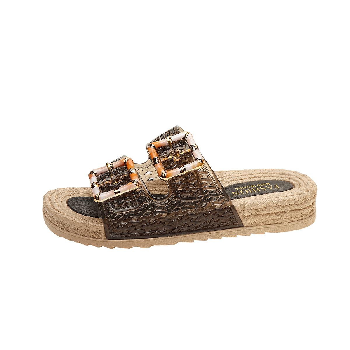 Anti-slip Shoes - New Style Platform Thick-soled Sandals for Women, Women s Slippers 36