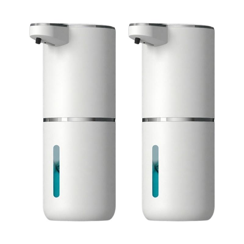 Touchless Hand Soap Foam Dispenser Rechargeable Automatic Foaming Soap Dispenser Automatic Induction Foam Hand Washer белый