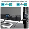 1.8m HDMI to VGA Cable/Converter – HD with Audio (for Laptops & Projectors
