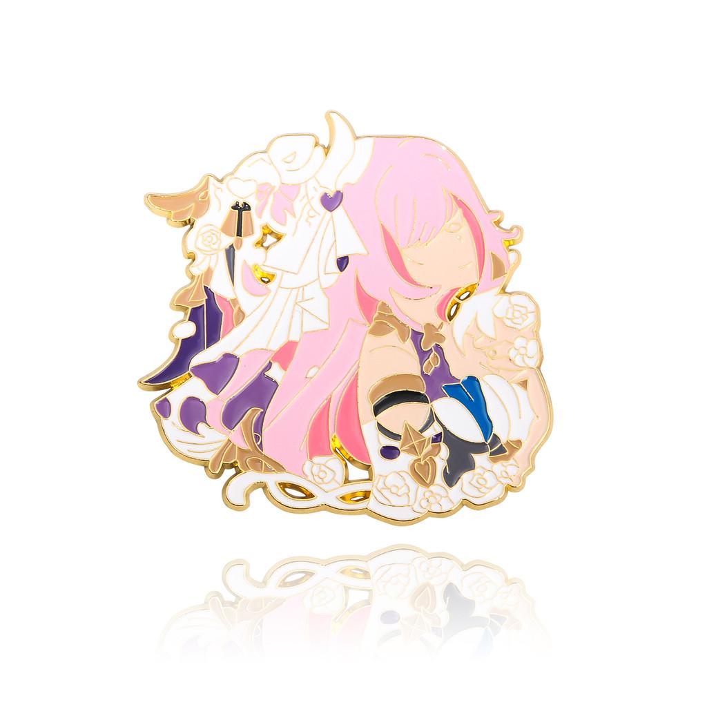 Honkai Star Rail Cartoon Character Brooch Alloy Decorative Pin For Fans