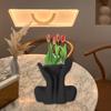 Art Human Body Sculpture Silicone Molds Vase Resin Moulds for Epoxy Resin, Silicone Flowerpots Molds for Home Decoration