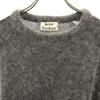 Acne Studios Wool Blend Long Sleeve Knit S Gray Sweater Women Used