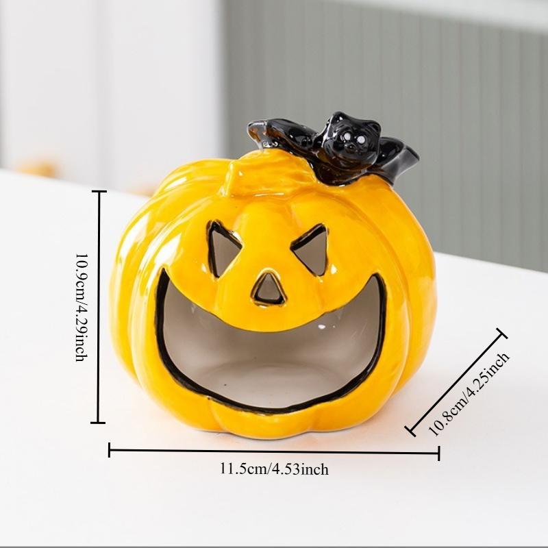 Halloween Gift Pumpkin Ghost Aromatherapy Candle Stand Scene Atmosphere Decoration Ghost Festival Gift Candy Storage Ornament