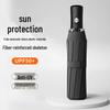 Vollautomatischer Übergrößen-Sonnenschirm mit Regenschutz und UV-Schutz - Verdicktes faltbares Design für Damen und Herren