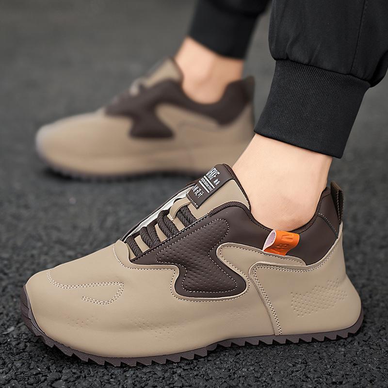 Autumn Trendy Men's Casual Sneakers Lace-up Platform Shoes Men Plus Size 48 Designer Chunky Sneakers Men Zapatillas Informales