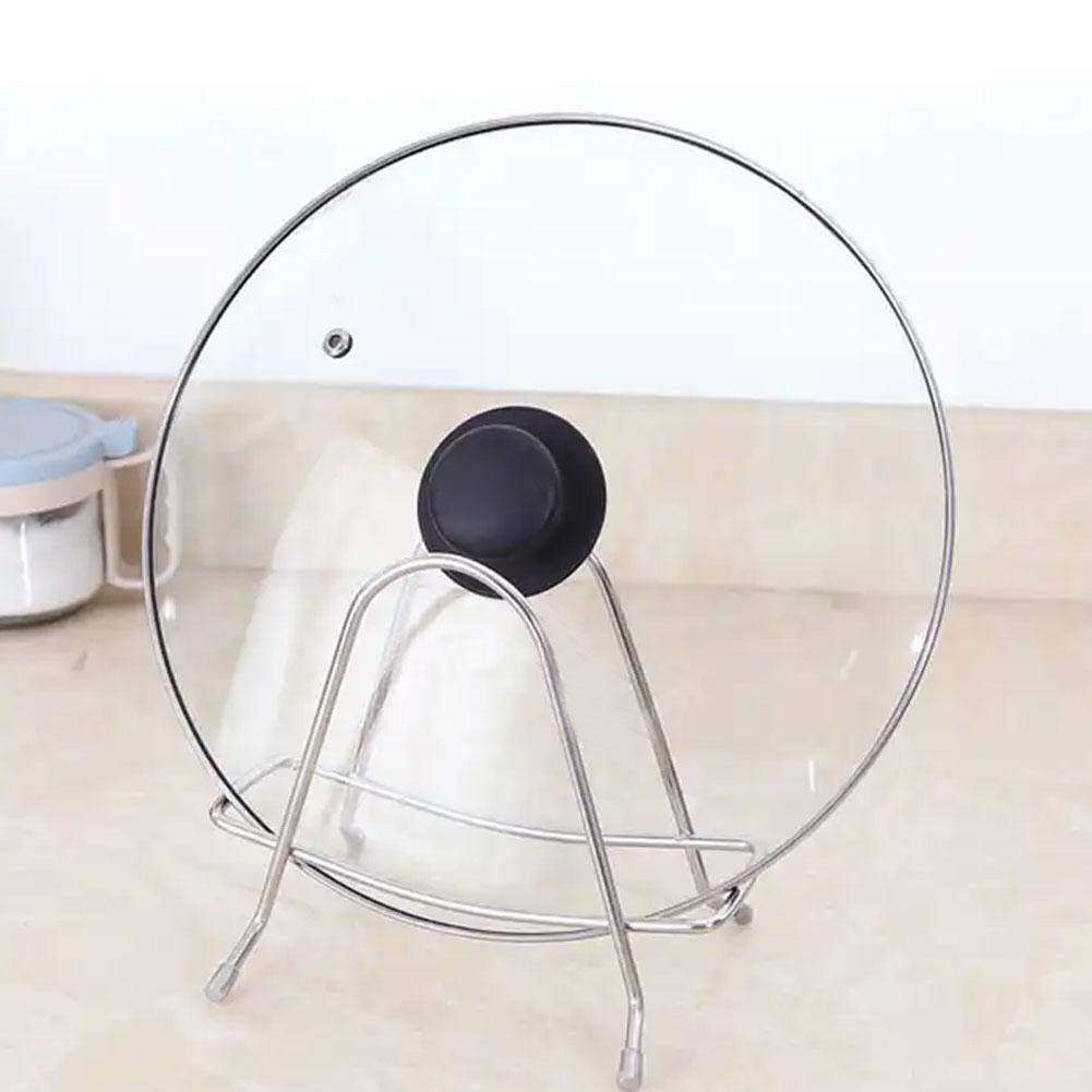 High Quality Cutting Board Rack Stainless Steel Chopping Cutting Board Storage Rack Stand Household Kitchen Pot Lid Organizer