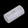 4Pcs Battery To Size C Battery Convert Plastic Clear Storage Holder