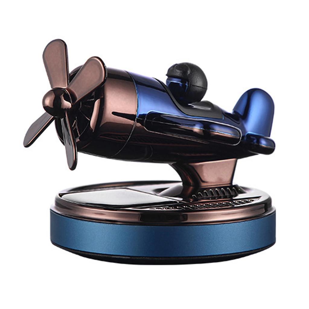 Diffusore per Auto ad Energia Solare in Metallo di Alta Qualità Regalo Profumo per Auto Solare Eliminatore di Odori per Interni Auto e Decorazione Domestica