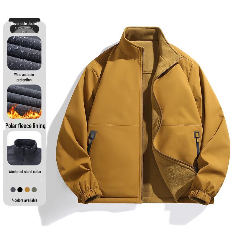 

COVER GAL Men s LH-8722 Fleece-Lined Jacket 2XL