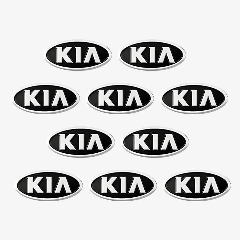 Car Remote Key Emblem Sticker Aluminum Keys Decoration Decal For KIA K9 Sportage Niro K5 Carnival EV6 EV9 EV3 K8 Stinger Forte