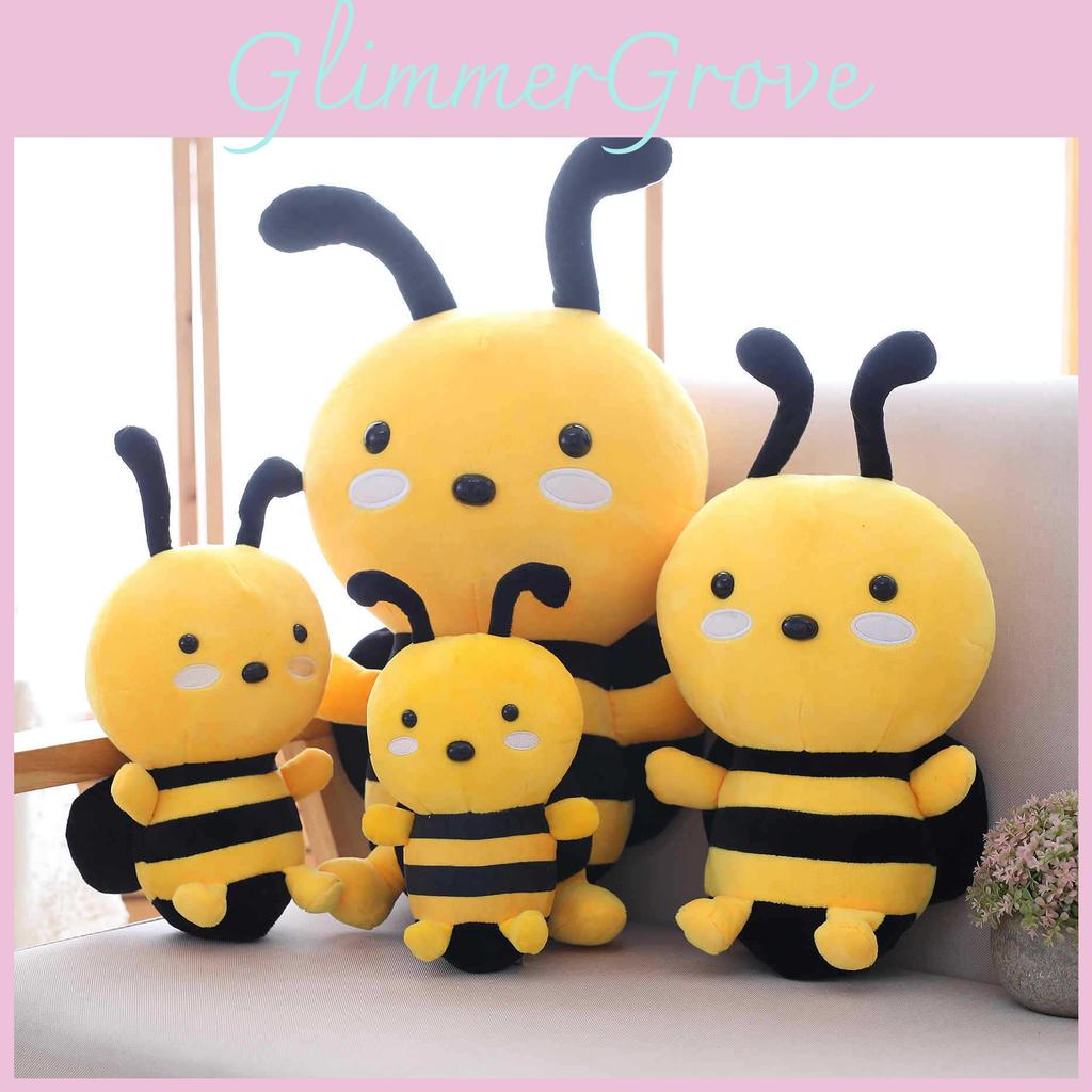 Bee Plush Stuffed Toy Insect Stuffed Doll Childrens Birthday Gift Cushion Cozy