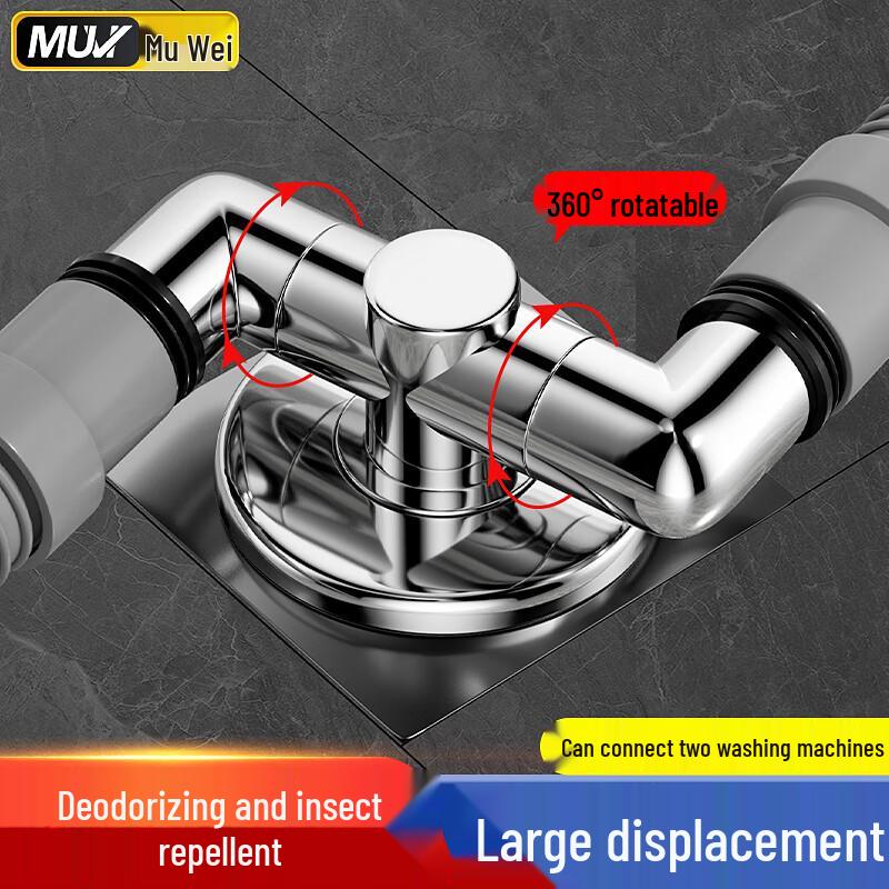 Muvi Universal Anti-Odor Washing Machine Drain Connector Kit