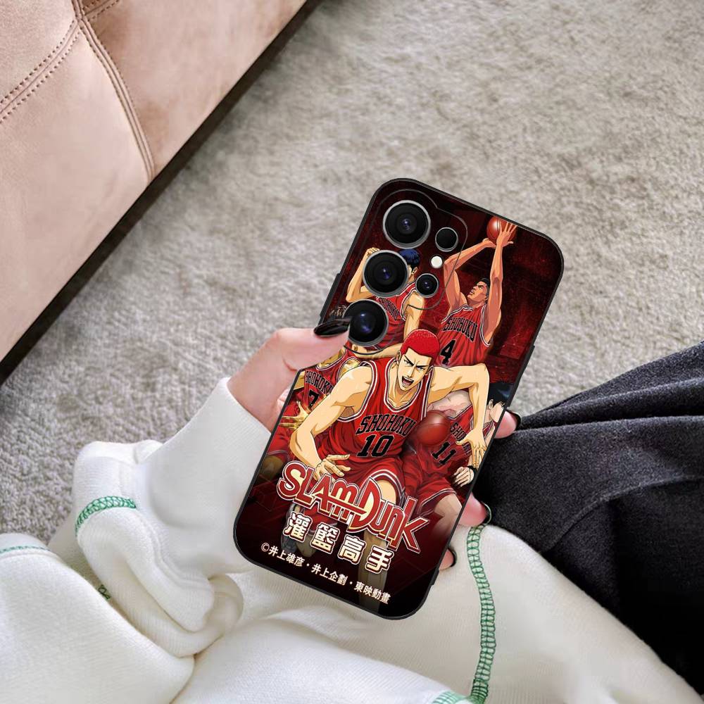 Japanese S-SLAM D-DUNK Phone Case For Samsung S 24 Fe 25 Ultra Plus 20 Lite 21 30 22 23 24 22 Ultra 5G Fundas