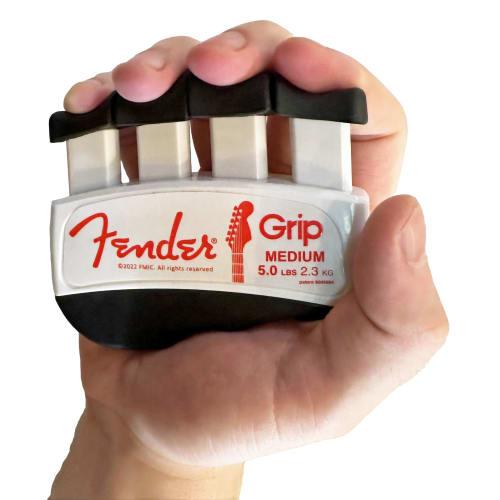 Fender GRIP Hand & Finger Exerciser (Medium - 5 Lbs / 2.3 Kg) ? The Ultimate Ergonomic Finger Strengthener for Improving Playing On All Stringed Instr