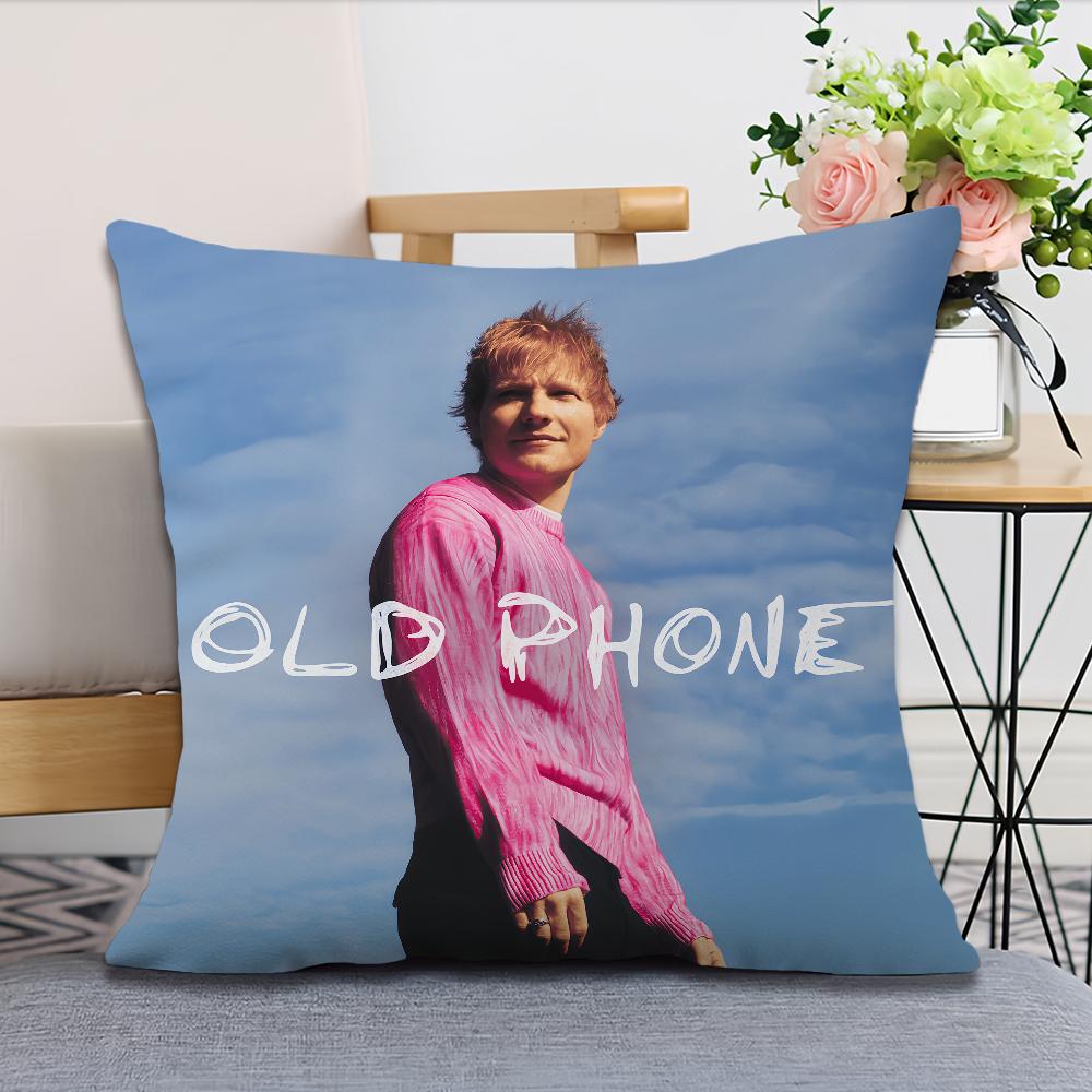 Pop Singer EEd SSheeran Play Cushion Cover Pillow Case Square Cushion Room Bedroom Headboard Sofa Living Backrest Nap Time