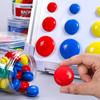 Colorful Round Magnetic Chalkboard Stickers with Strong Magnets for Whiteboards