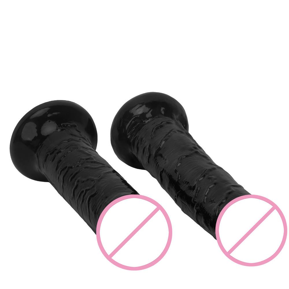 Extra Large  Thick  and Long Black Giant Simulation Dildo  Stallion  Anti Anal Blockage  Fist Sex