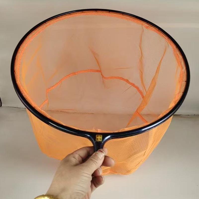 Color-Changing Dragon Carbon Anti-Snag Fishing Net Head - Integrated Ring Design