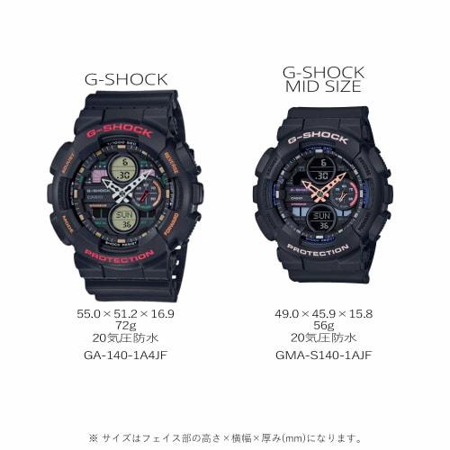 Casio G-Shock Mid-Size Model GMA-S140NC-5A1JF Men's Watch