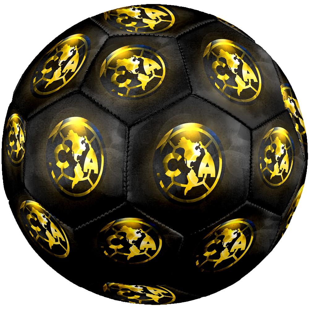 Club America Logo Soccer Ball, Colorful, Suitable for All Ages, Machine-stitched, PVC Material, Competition Grade, Durable and High Bounce