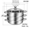 Ke Jia Xiang 32cm Stainless Steel Multi-Cooker Steamer