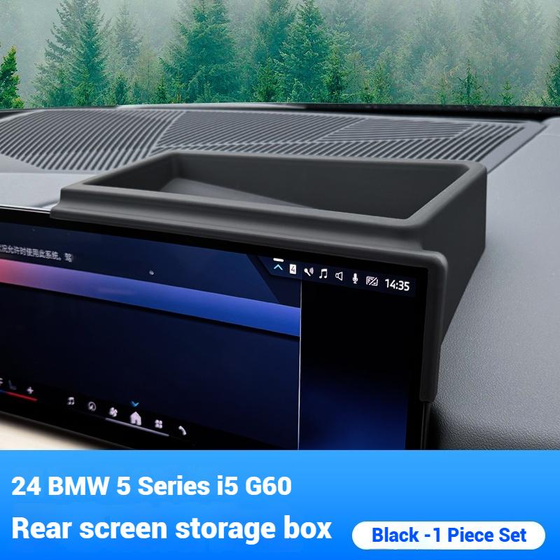 

For BMW 5 Series i5 G60 Central Control Dashboard Navigation Screen Rear Storage Box Tray Organizer Interior Product Accessories