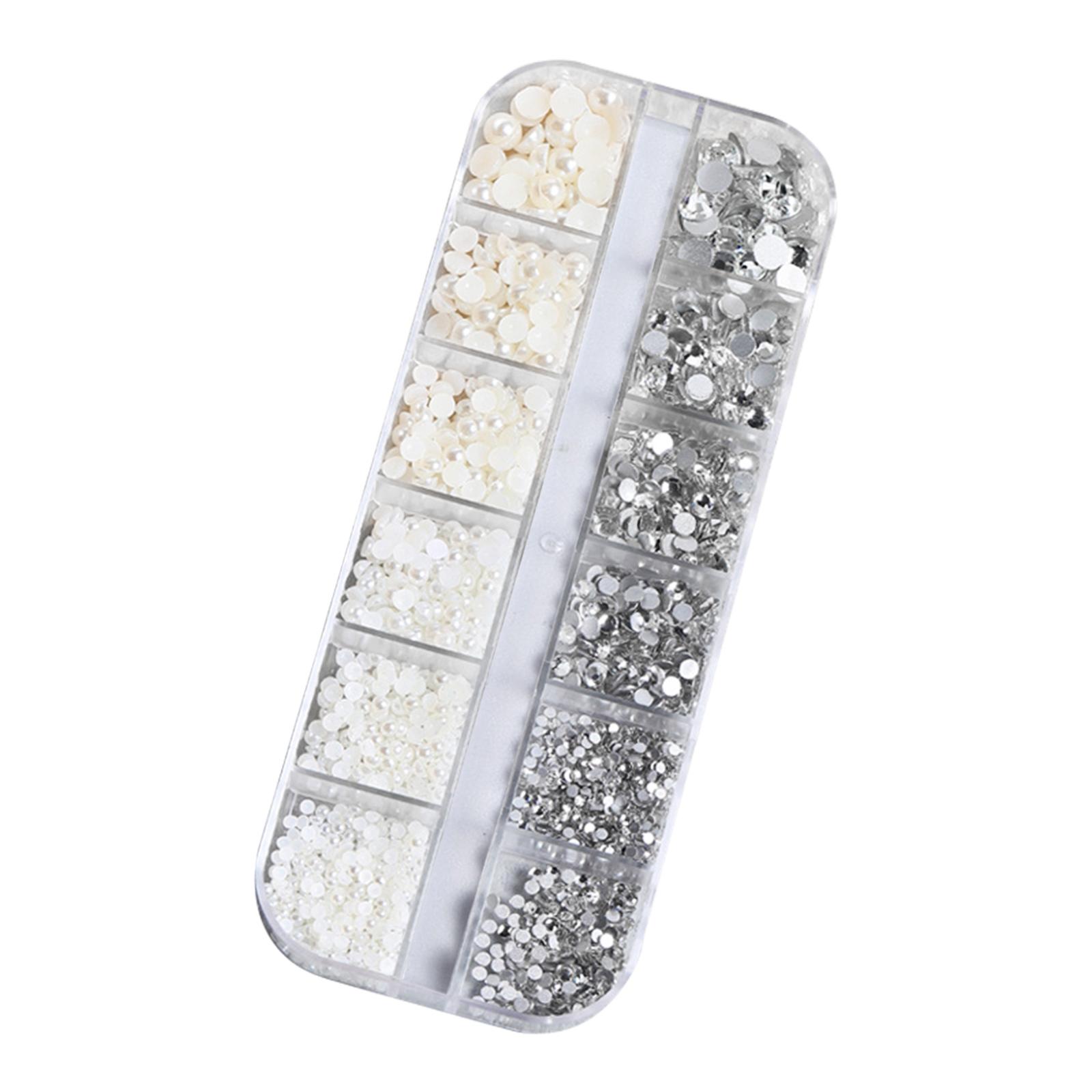 

12 сеток с плоским дном, подвески для ногтей, стразы, алмазные поделки для нейл-арта, стразы для ногтей, гвоздики, украшения для нейл-арта, принадлежности 3