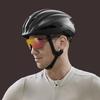 Sports Sunglasses UV400 Mirror Lens Pace Stage Black Matte [Uvex] Anti-fog Cycling/Running/Outdoor (Red)