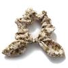 Hair Tie Floral Print Rabbit Ear Decor Hair Rope High Elasticity Bun Half-Tied Hairstyles Ponytail Holder Hair Accessory