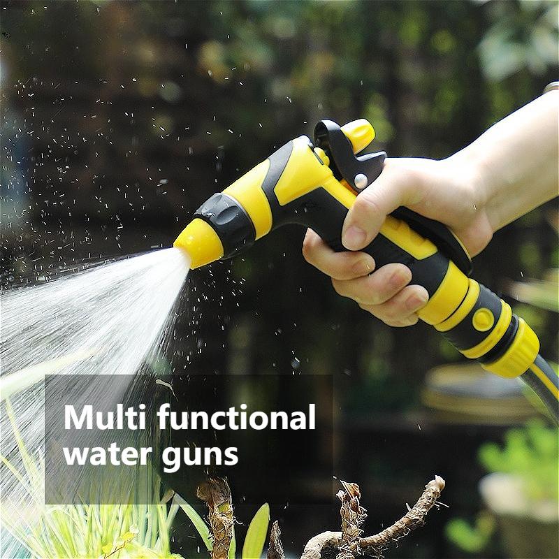 Car Wash Gun High Pressure Water Gun Garden Hose Nozzle Gardening Tools and Equipment Watering Tools Adjustable Water Spray Gun