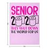Funny Senior Year Class of 2020 Quarantine Toilet Paper High School Graduation Throw Blanket Sofa Bed Plaid On the Sofa Blankets
