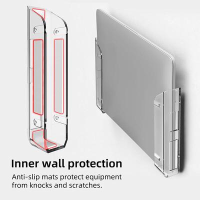 Under/wall-mounted Table Laptop Storage Stand Laptop Rack Charging Stand Tray Organizer Bracket Desktop For Ipad Tablet Stand
