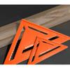 High Accuracy Angle Drawing Measuring Triangle Ruler Rafter Square Layout Tool for Woodworkers and Handicraft Craftsmen