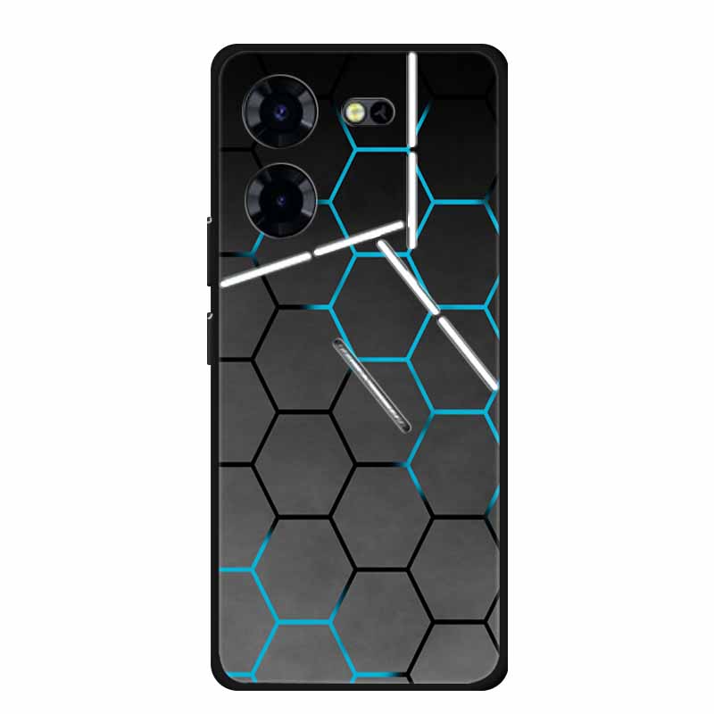 Luxury Case For Tecno Pova 5 Pro 5G TPU Soft Silicone Back Cover for Tecno Pova5 Pro 2023 LH8n Phone Cases Cute 6.78" New etui