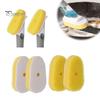 High Density Sponge Scrubber Replacement Head, Non Scratch Scrubbing Pad, Durable Polyurethane Cleaning Pads Easy Push To Replace Tool for Kitchen