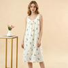 Estiva Donna Yunjin Cotone Senza Maniche Camicia da Notte Dolce Stile Ragazza Vestibilità Larga Cotone Viscosa Abito da Casa Casual Loungewear Quotidiano da Esterno Pigiami