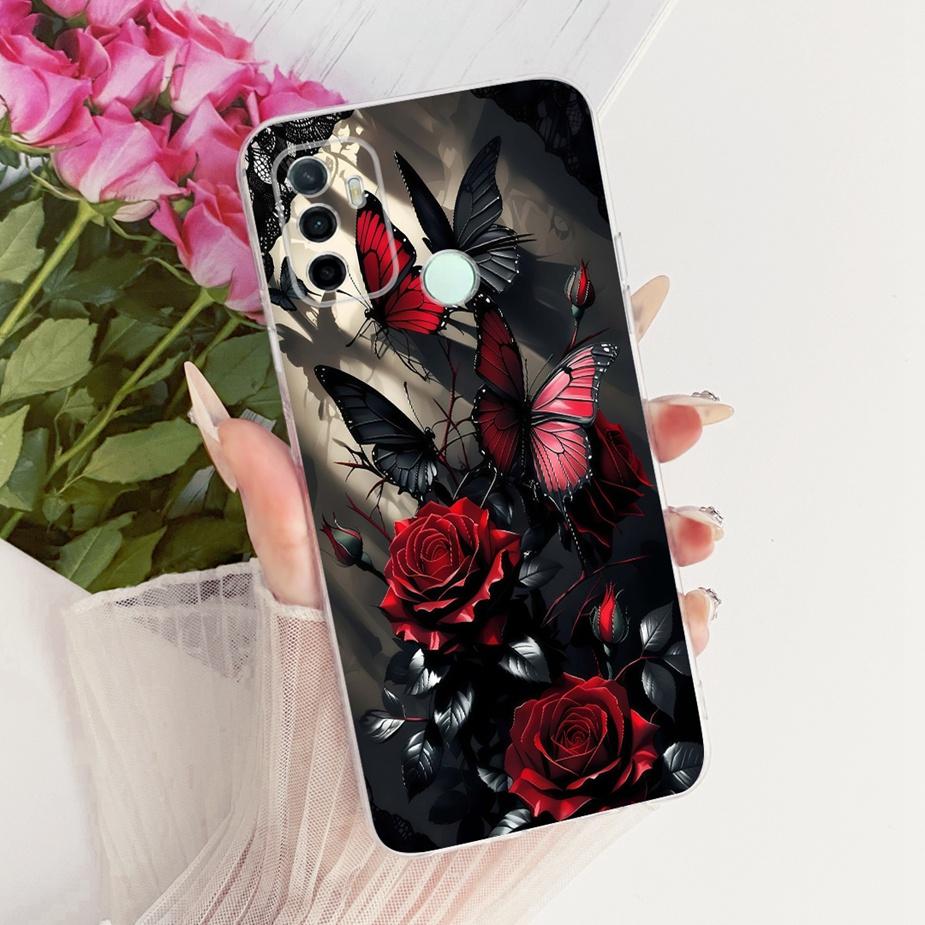 For Oppo A33 2020 Case Oppo A53 CPH2127 Stylish Butterfly Painted Cover Soft Slim Phone Case For Oppo A53s A 53 OppoA53 s Fundas